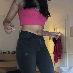 Black fashion nova jeans !